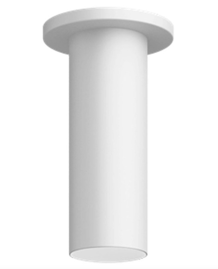 Visual Comfort Architectural ENCY3RS-L129WDWW-UNV-AW 3" 12W Wall Wash LED Cylinder, Warm Dim, Surface Mount, Reflector Finish/Cylinder Finish: Brushed Aluminum/White, Color Temperature: Warm Dim 3000-1800K