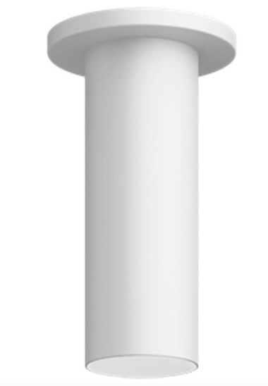Visual Comfort Architectural ENCY3RS-L129WDWW-UNV-BW 3" 12W Wall Wash LED Cylinder, Warm Dim, Surface Mount, Reflector Finish/Cylinder Finish: Black/White, Color Temperature: Warm Dim 3000-1800K