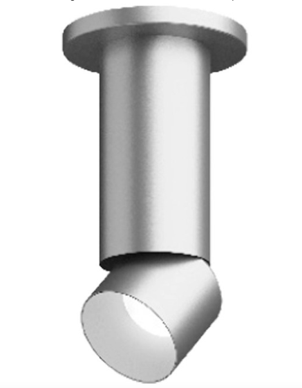 Visual Comfort Architectural ENCY3RS-L159WD6A-UNV-WA 3" 15W Adjustable LED Cylinder, Warm Dim, Surface Mount, Reflector Finish/Cylinder Finish: White/Brushed Aluminum, Color Temperature: Warm Dim 3000-1800K, Beam Spread: 60°