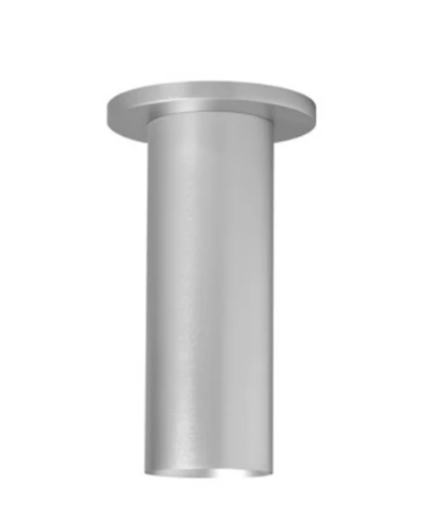 Visual Comfort Architectural ENCY3RS-L159WDWW-UNV-AA 3" 15W Wall Wash LED Cylinder, Warm Dim, Surface Mount, Reflector Finish/Cylinder Finish: Brushed Aluminum/Brushed Aluminum, Color Temperature: Warm Dim 3000-1800K