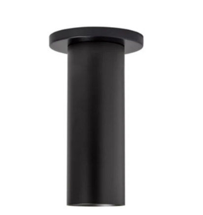 Visual Comfort Architectural ENCY3RS-L159WDWW-UNV-AB 3" 15W Wall Wash LED Cylinder, Warm Dim, Surface Mount, Reflector Finish/Cylinder Finish: Brushed Aluminum/Black, Color Temperature: Warm Dim 3000-1800K