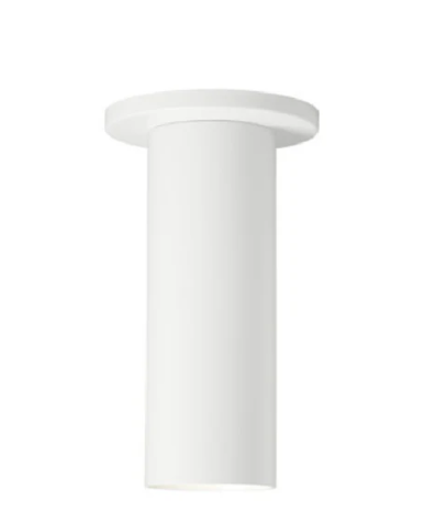 Visual Comfort Architectural ENCY3RS-L159WDWW-UNV-BW 3" 15W Wall Wash LED Cylinder, Warm Dim, Surface Mount, Reflector Finish/Cylinder Finish: Black/White, Color Temperature: Warm Dim 3000-1800K