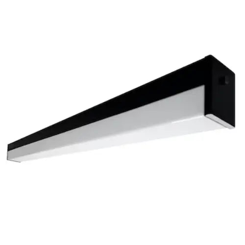 EnvisionLED LED-ELIN-4FT-3P50-5CCT-BL 46-in 30-50W C-Line Eco Linear Fixture, 120-277V, Selectable CCT, BK, Black Finish