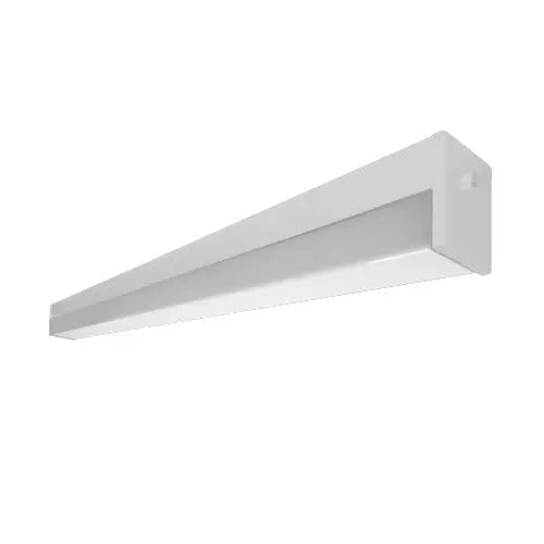 EnvisionLED LED-ELIN-4FT-3P50-5CCT-WH 46-in 30-50W C-Line Eco Linear Fixture, 120-277V, Selectable CCT, BK, White Finish