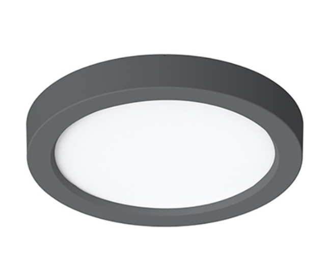 AFX Lighting EONF05LAJD1BK Eon 5 Inch LED Flush Mount Ceiling Light, Watt 7W, 120V, Selectable 5CCT, Black Finish