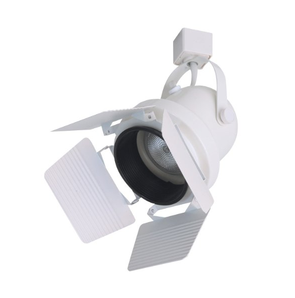 ELCO Lighting EP823B Line Voltage PAR30 Gimbal Fixture with Barndoors