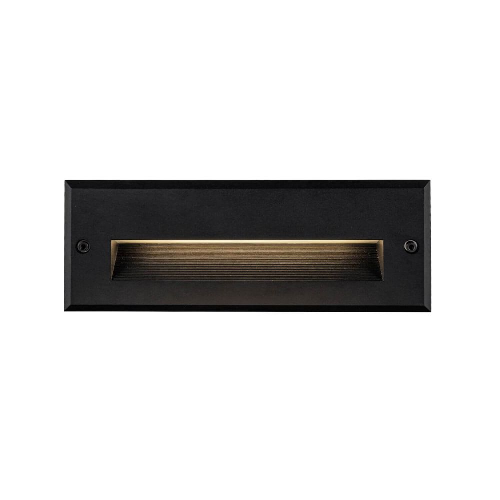 Kuzco Lighting ER72410-BK Newport 10 inch LED Outdoor Step Light with Frosted Glass, Voltage 120V, Wattage 9W, Color Temperature 3000K, Black Finish