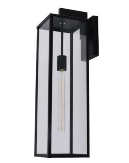 Westgate ERSH-25-BK 25 Inch LED Outdoor Wall Sconce Light, Watt 6W, Lumens 780LM , CCT 3000K Black Finish