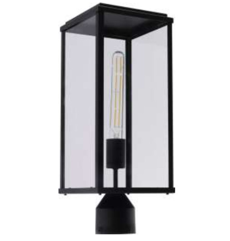 Westgate ERSH-PT185-BK 18.5 Inch LED Outdoor Wall Sconce Light, Watt 6W, Lumens 520LM , CCT 3000K Black Finish