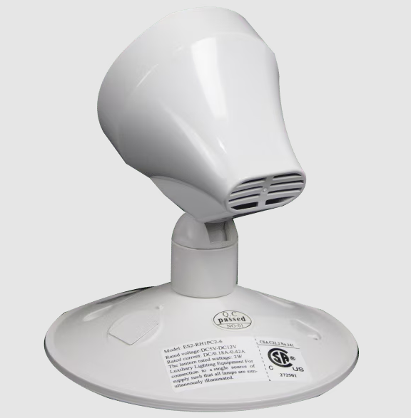 Eiko ES2-RH1PC2-6 Single Remote Head Emergency Light, Wattage 2W, Thermoplastic, 6-12VDC