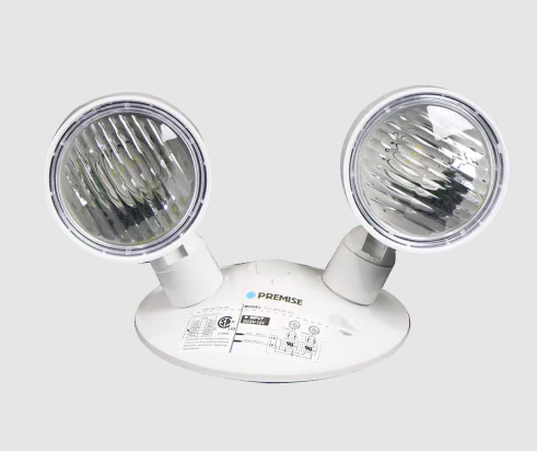 Eiko ES2-RH1PC4-6 Double Remote Head Emergency Light, Wattage 4W, Thermoplastic, 6-12VDC