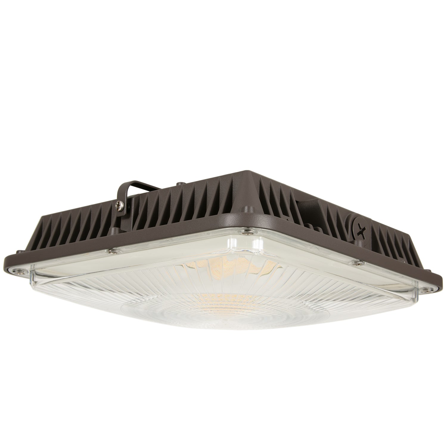 ESL Vision ESL-CP-3060W-43050-BZ LED Canopy Fixture, Wattage 30/40/60W, Color Temperature 3000K/4000K/5000K, Upto 7,800 Lumens, Voltage 120-277VAC Input, Bronze Finish