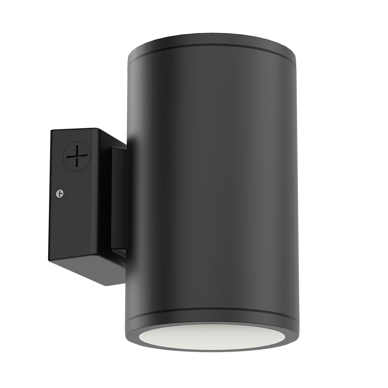 ESL Vision ESL-CYL-R6-35W-13050-BKWM Round 6" Wall Mount Cylinder Up & Down Light, Wattage 35W, Lumens 5,075 lm, Color Temperature 3000/4000/5000K, 45 Degree Beam, With on/off Photocell Integrated, Black Finish