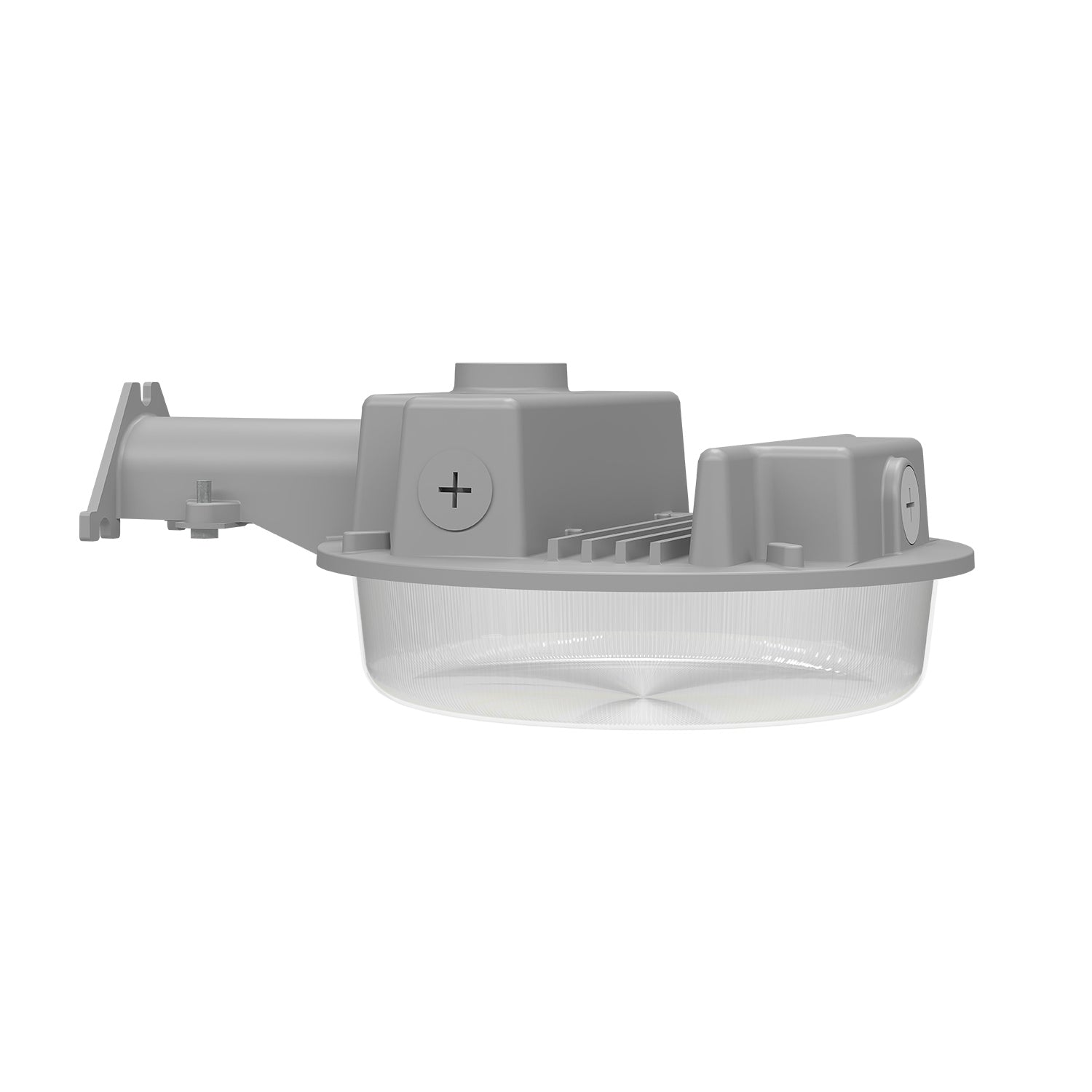 ESL Vision ESL-D2D-4080W-13050-SL Dusk to Dawn Barn Light, Wattage 40/60/80W, Lumens 11,137 lm, Color Temperature 3000/4000/5000K, T5 Distribution, With on/off Photocell Integrated, Silver Finish