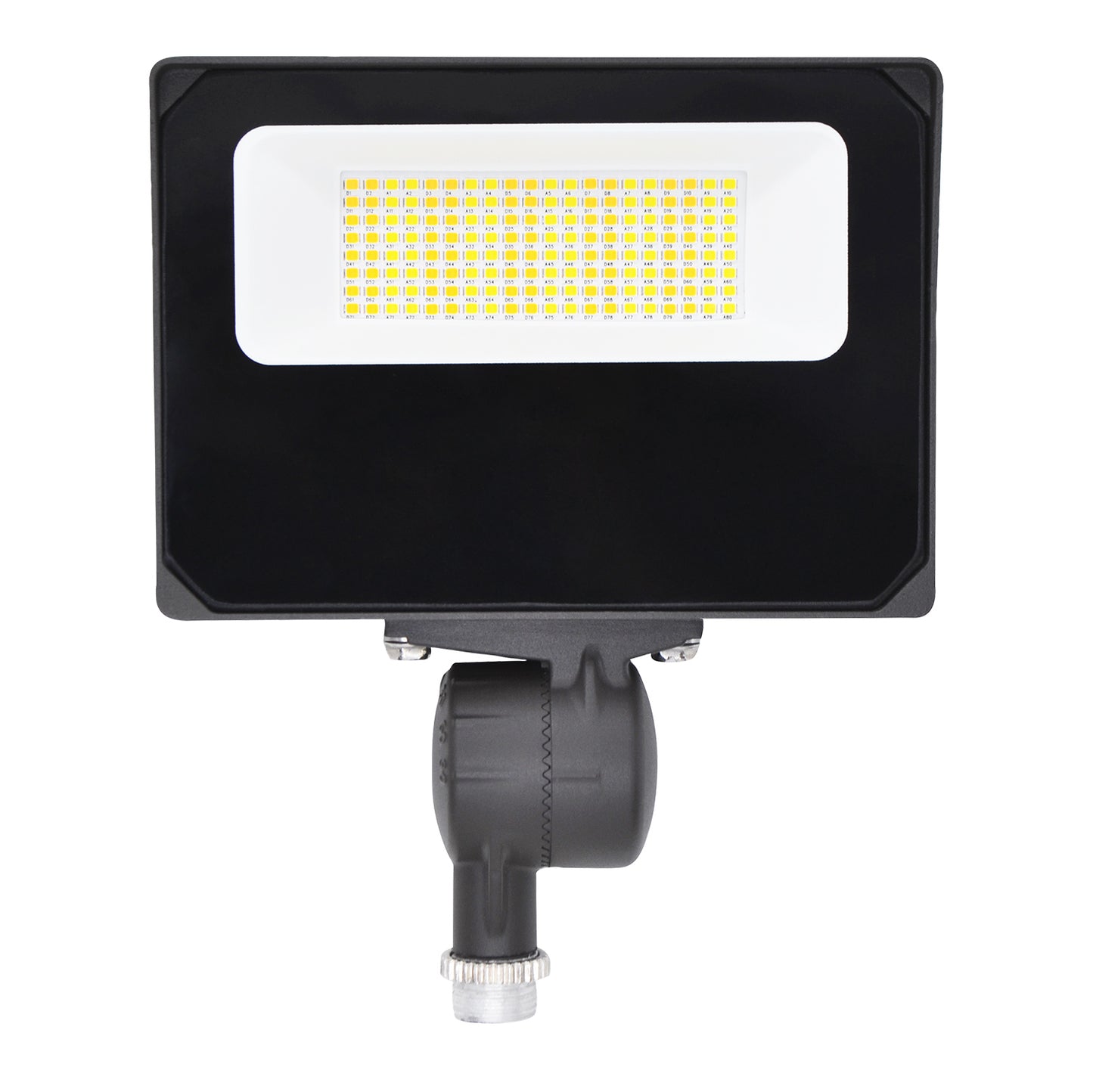 ESL Vision ESL-FLD-5090W-13050-BZ AL Flood Light Series, Adjustable Wattage 50W/70W/90W, Adjustable Kelvin 3000K/4000K/5000K, 11,473 Lm Max Output, Bronze Finish, Integrated On/Off Photocell, Knuckle Mount with Side Yoke Mount