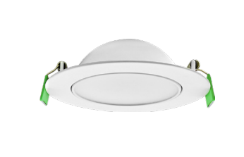 ESL Vision ESL-GBL-4-9W-12750-BK 4" Round Gimbal LED Downlight, Wattage 9W, CCT 2700-5000K Kelvin Selectable, Up to 955 Lumens, 90CRI, 120V Triac Dimmable, Black Finish