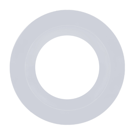 ESL Vision ESL-OPT2-8-TMW 8" OPTUS Field Installable Matte White Trim Kit (Field Paintable)