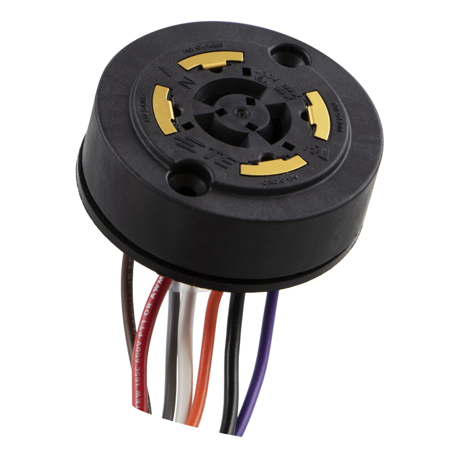 ESL Vision ESL-RPC7 Twist-Lock Seven-Pin Receptacle 480 VAC Max Weather Resistant