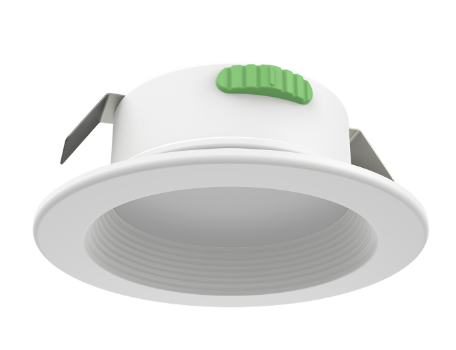 ESL Vision ESL-RTLB-4-10W-12750-WH 4" Residential Trim Light, Baffled Design, Wattage 10W, Color Temperature 5CCT Adjustable, Up to 780 Lumens, 90CRI, 120V Triac Dimmable, White Finish