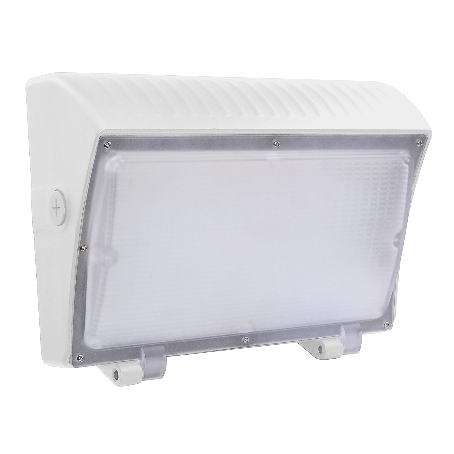 ESL Vision ESL-WP-70100W-63050-WH-EM9-11OCC LED Wall Pack, Voltage 120-277VAC, 10 kV Surge Protector, with on/off Photocell Integrated, Emergency Backup Battery Unit, Occupancy/Daylight Harvesting Sensor, White Finish