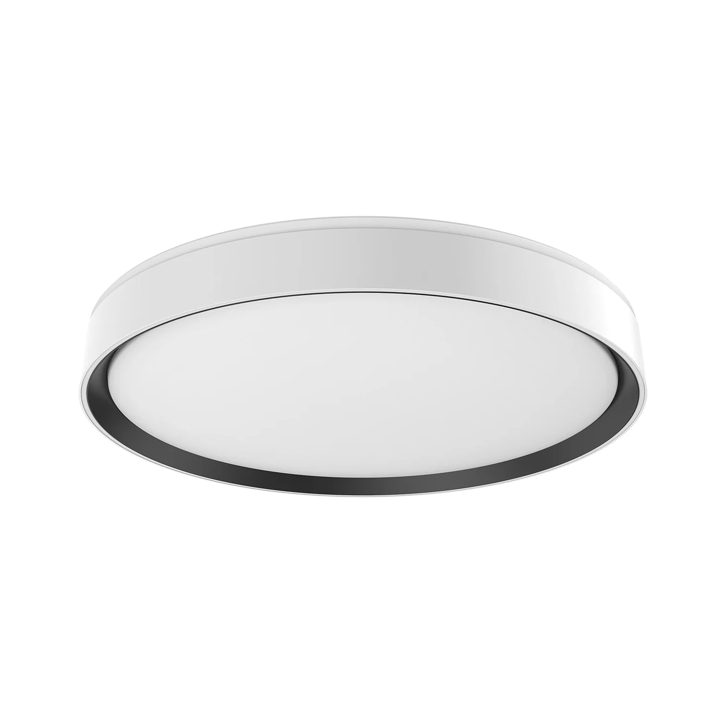 Kuzco Lighting FM43920-WH/BK-5CCT Essex LED 19.75 inch White and Black Flush Mount Ceiling Light