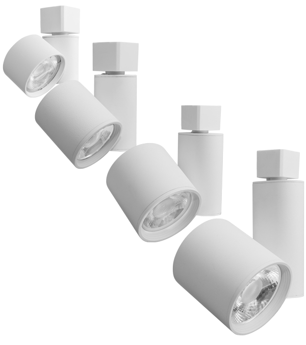 Elco Lighting ET618CT5DW LED Gordian™ Track Fixture - 10W - 750 lm - 120V - 5CCT 2700K-5000K - White