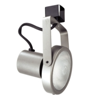 ELCO Lighting ET630N Track Light, Line Voltage PAR30 Gimbal Ring Track Fixture - Brushed Nickel Finish