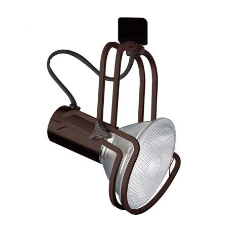 ELCO Lighting ET654B PAR 38 Line Voltage Lumina Wire Form Track Fixture 150W Black Finish