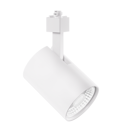 Elco Lighting ET830CT5W LED Packer™ Track Fixture with 5-CCT & 3-Wattage Switch, Wattage 7/10/14W, Color Temperature 2700K-5000K, Lumens 650/950/1250 lm, Voltage 120V, Beam Angle 36° All White