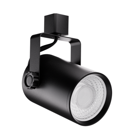 Elco Lighting ET843CT5B LED Stein™ Track Fixture with 5-CCT & 3-Wattage Switch, Wattage 24/30/36W, Color Temperature 2700K-5000K, Lumens 2050/2600/3050 lm, Voltage 120V, Beam Angle 38° All Black
