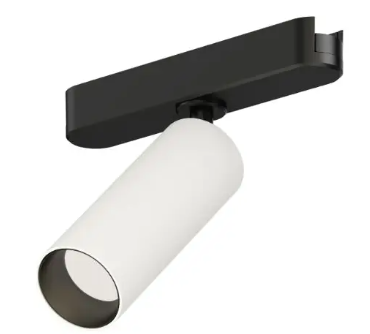 ET2 Contemporary Lighting ETL21210-WTBK 1.5" Continuum Track Mini Spot Light, Color Temperature 3000K, Voltage 120-277V, White / Black Finish