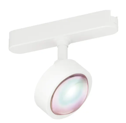 ET2 Contemporary Lighting ETL21214-114WT 2.75" Continuum Track Sunset Optical, 350 Lumens, Wattage 5W, Color Temperature 3000K, Voltage 120-277V, Sunset Glass, White Finish