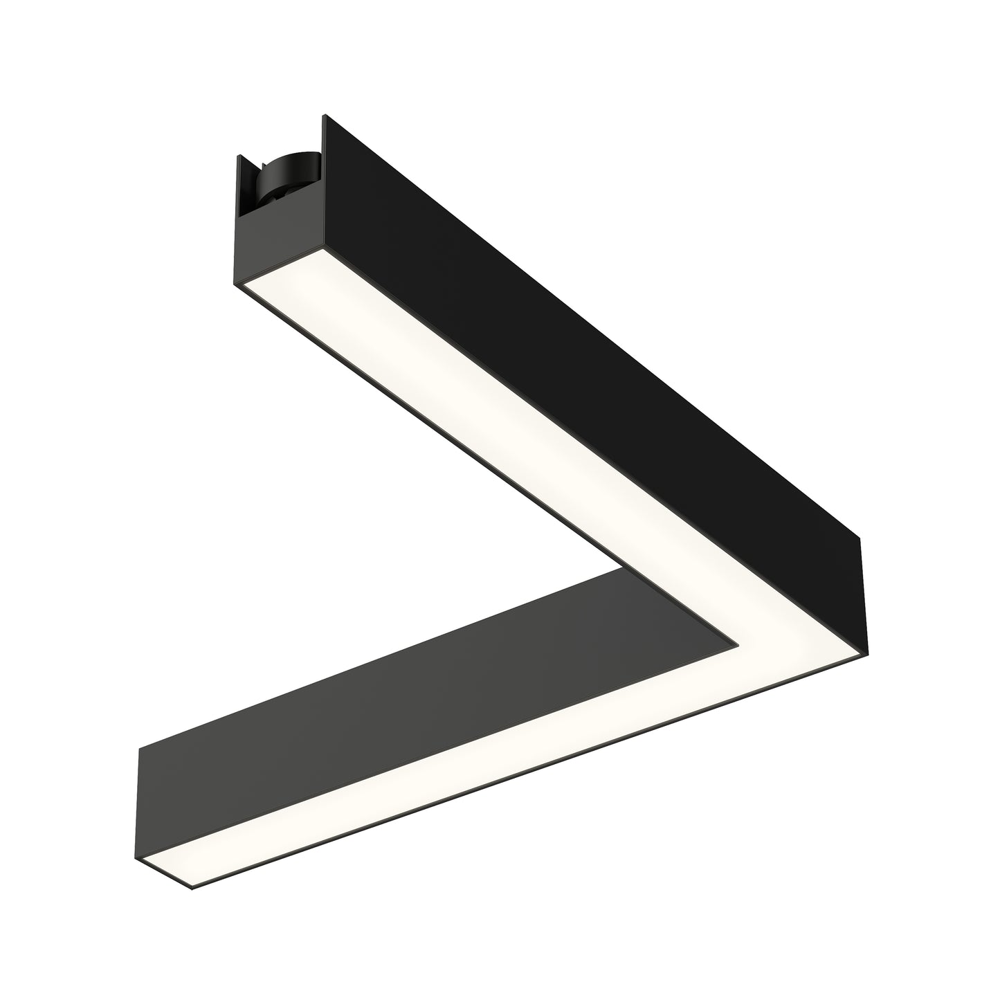 ET2 Contemporary Lighting ETL29212-BK Continuum Corner 90 Ceiling Track Light - CCT: 3000K - Finish: Black