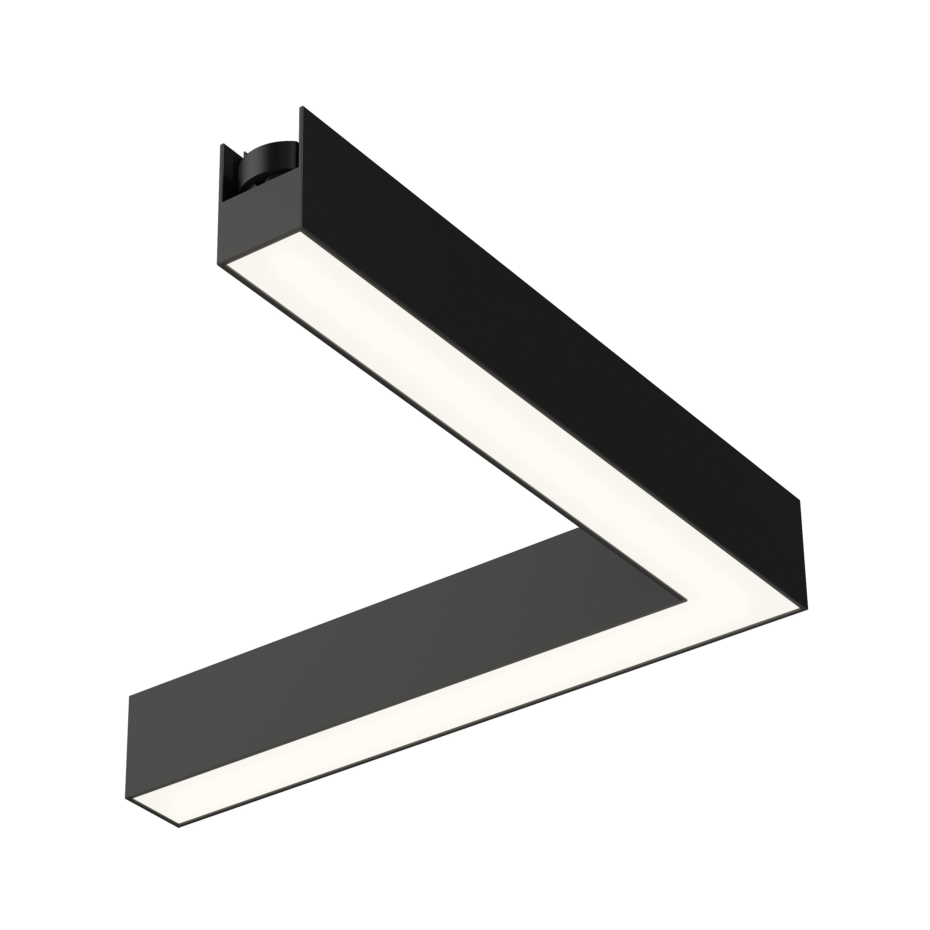 ET2 Contemporary Lighting ETL29212-BK Continuum Corner 90 Ceiling Track Light - CCT: 3000K - Finish: Black