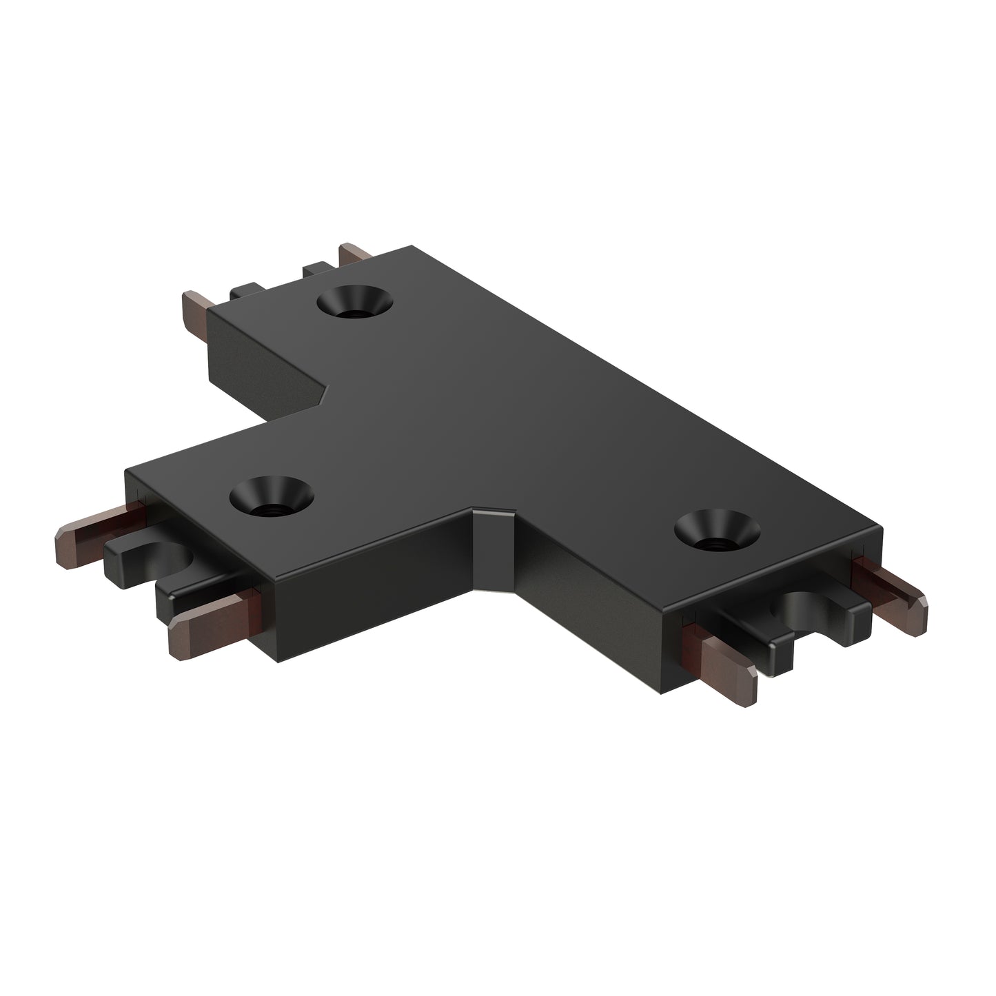 ET2 Contemporary Lighting ETMSC90-3TW-BK Continuum Track 3-way T Connector - Finish: Black