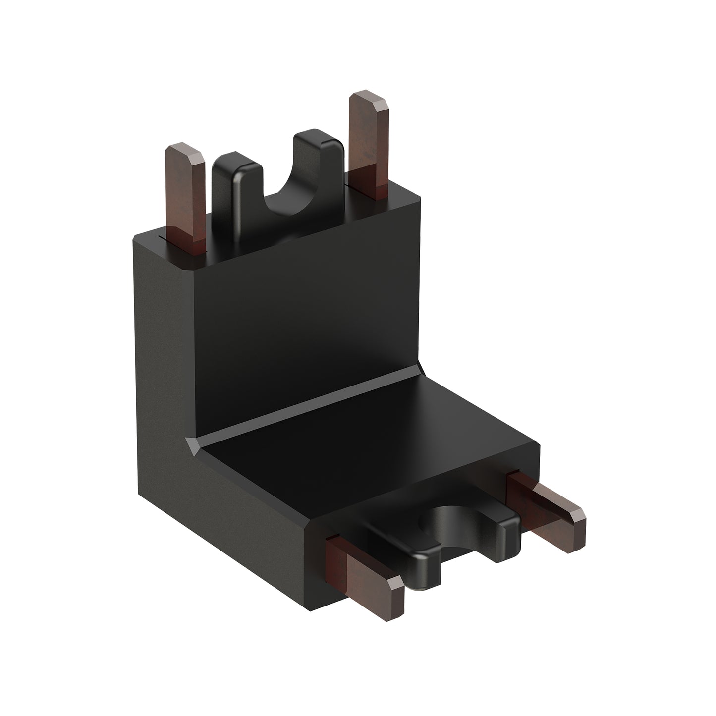ET2 Contemporary Lighting ETMSC90-W2C-BK Continuum Track Wall To Ceiling Connector - Finish: Black
