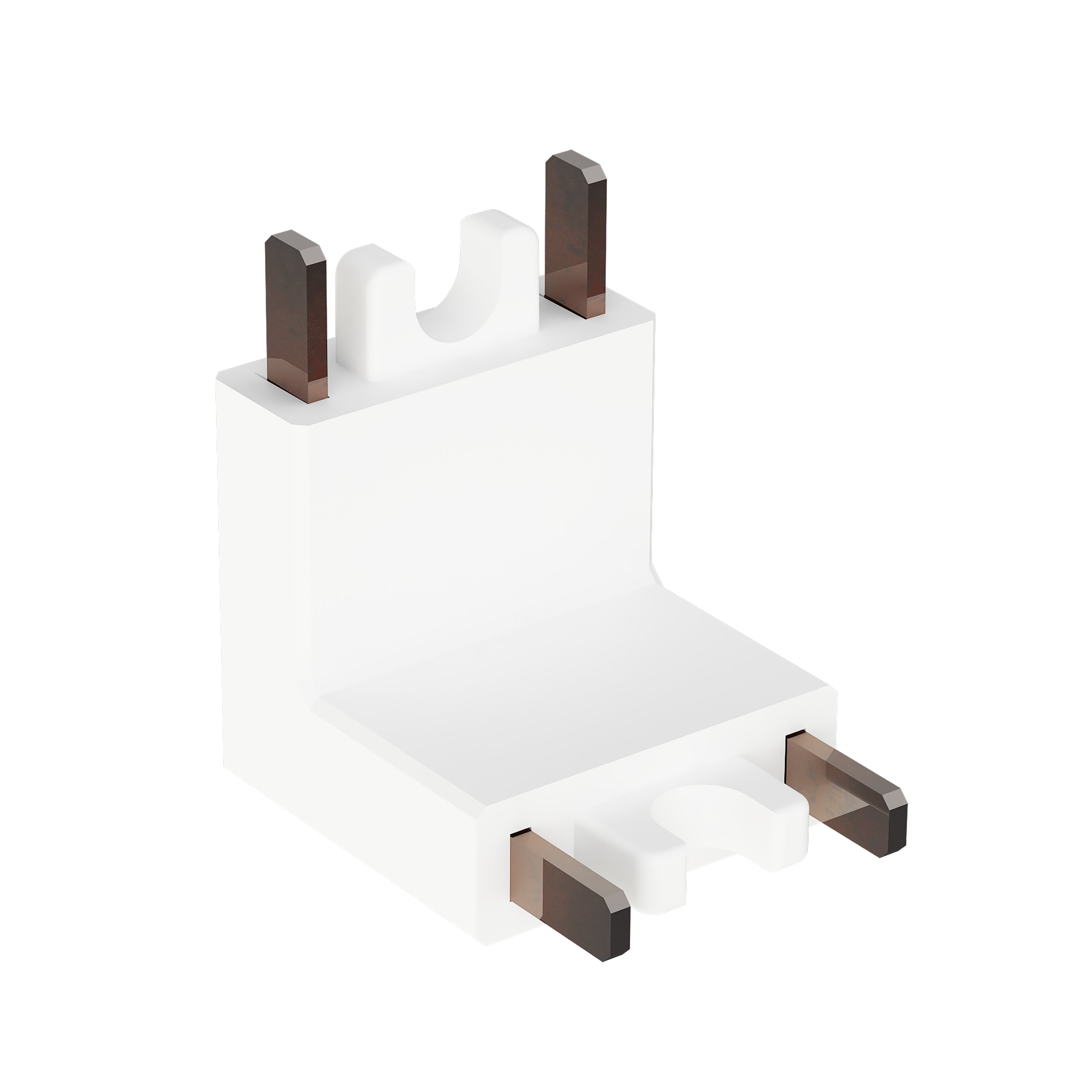 ET2 Contemporary Lighting ETMSC90-W2C-WT Continuum Track Wall To Ceiling Connector - Finish: White