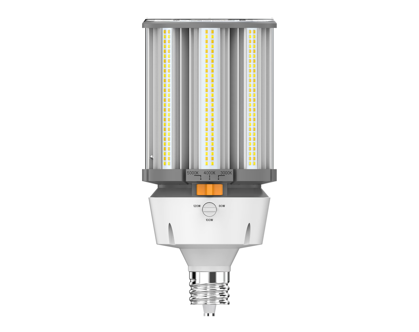 Eiko LPS18CC/8FCCT/U/E26 LED HID Corn Cob 18/12/9W 2610LM 80CRI 30/40/50K 120-277V E26