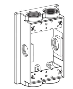 Orbit EXF50-6 Weather-proof 1g Flanged Extension Box