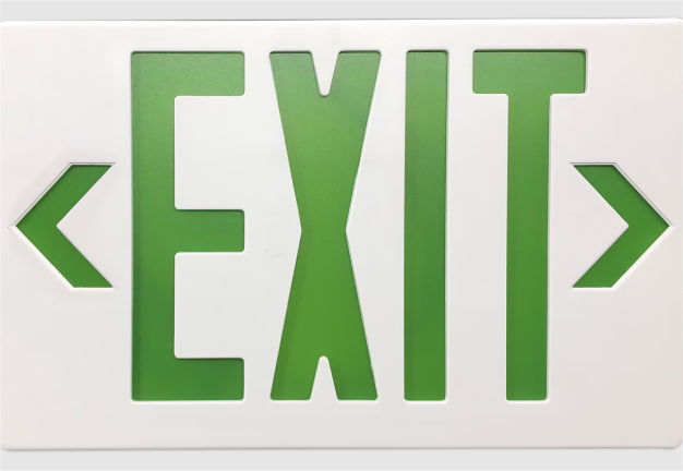 Eiko EXIT-G-W Exit Sign Green White Housing
