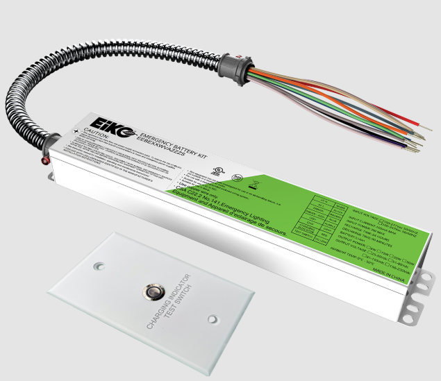Eiko EEBE30WHA050S Emergency Battery External, Wattage 30W, Voltage 100-347VAC, 25-50VDC