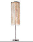 Eurofase Lighting 16947-020 8 Light Ambient Lighting Floor Lamp from the Cyra Collection, Wattage 280W, Chrome and Amber Finish