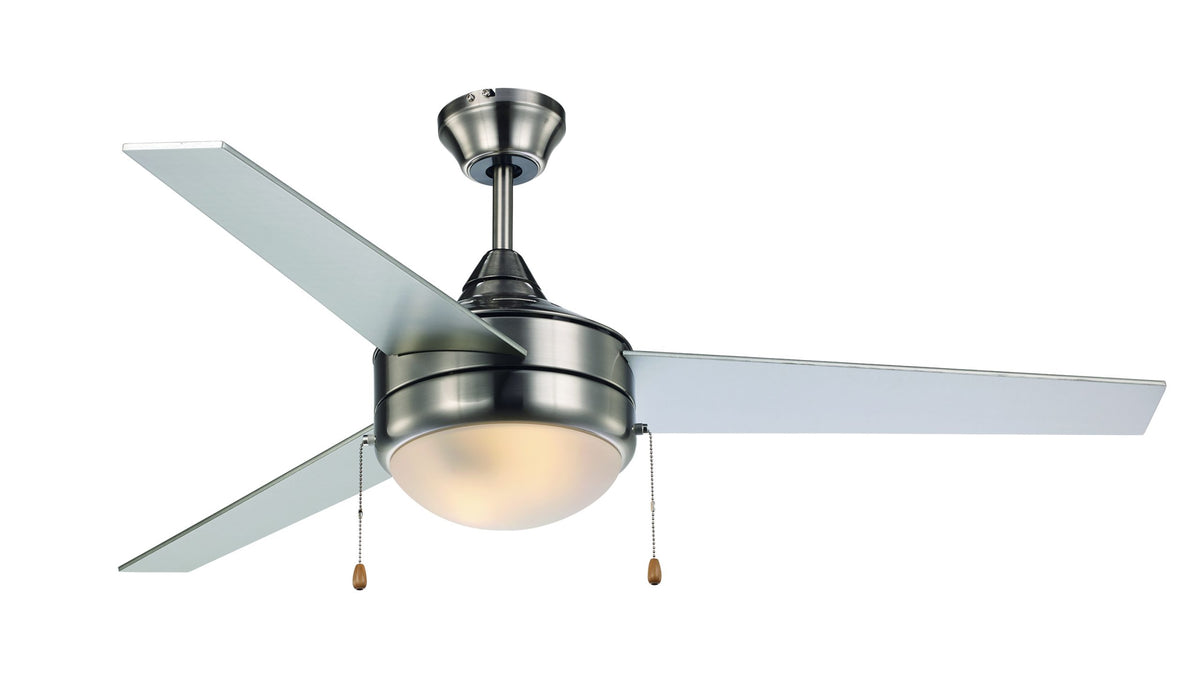 Trans Globe Lighting F-1023 BN Cappleman 52 inch Brushed Nickel Ceiling Fan