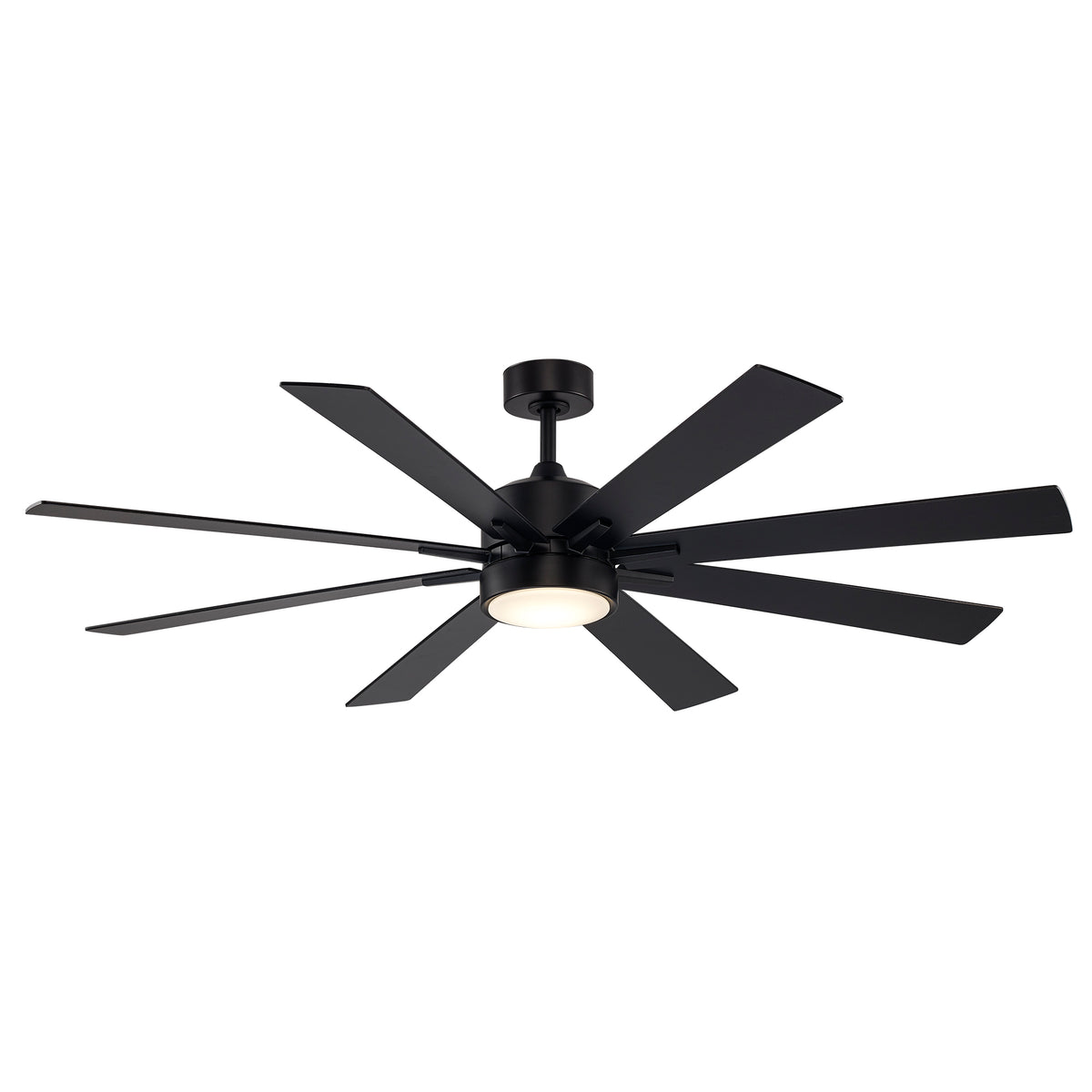 Trans Globe Lighting Arden 66 inch Black 8 Blade LED Ceiling Fan