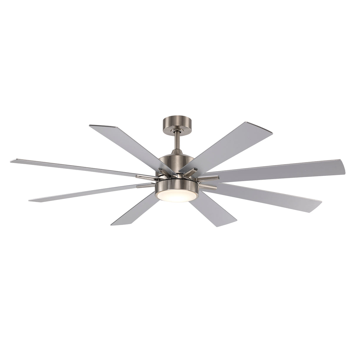 Trans Globe Lighting F-1038-66 BN Arden 66 inch Brushed Nickel Ceiling Fan