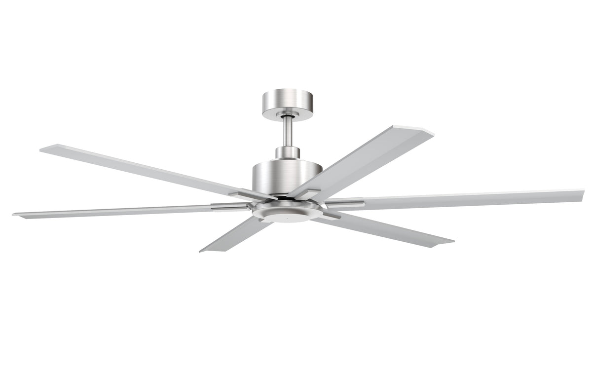 Trans Globe Lighting Rayne 65 inch silver outdoor ceiling fan