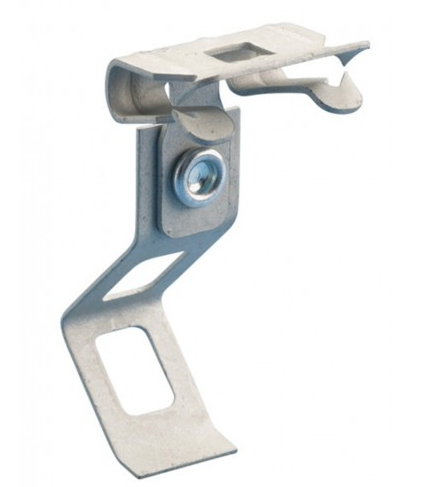 Orbit F6A24 Rod To Flange Angle Clip 1/8" -1/4" Flange 3/8" Plain Rod