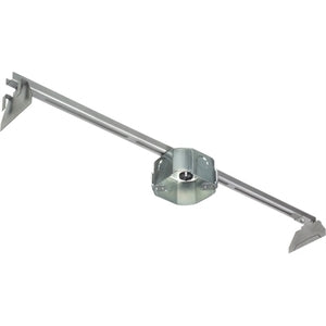 Arlignton FS420SCL Fixture Box Kit Fan and Fixture Box Kit Adjustable Bar, Screw White