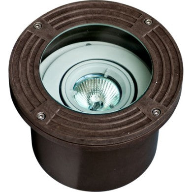 Dabmar Lighting FG316-BZ-MR GU5.3 Fiberglass In-Ground Well Light, Voltage 12V, Bronze Finish