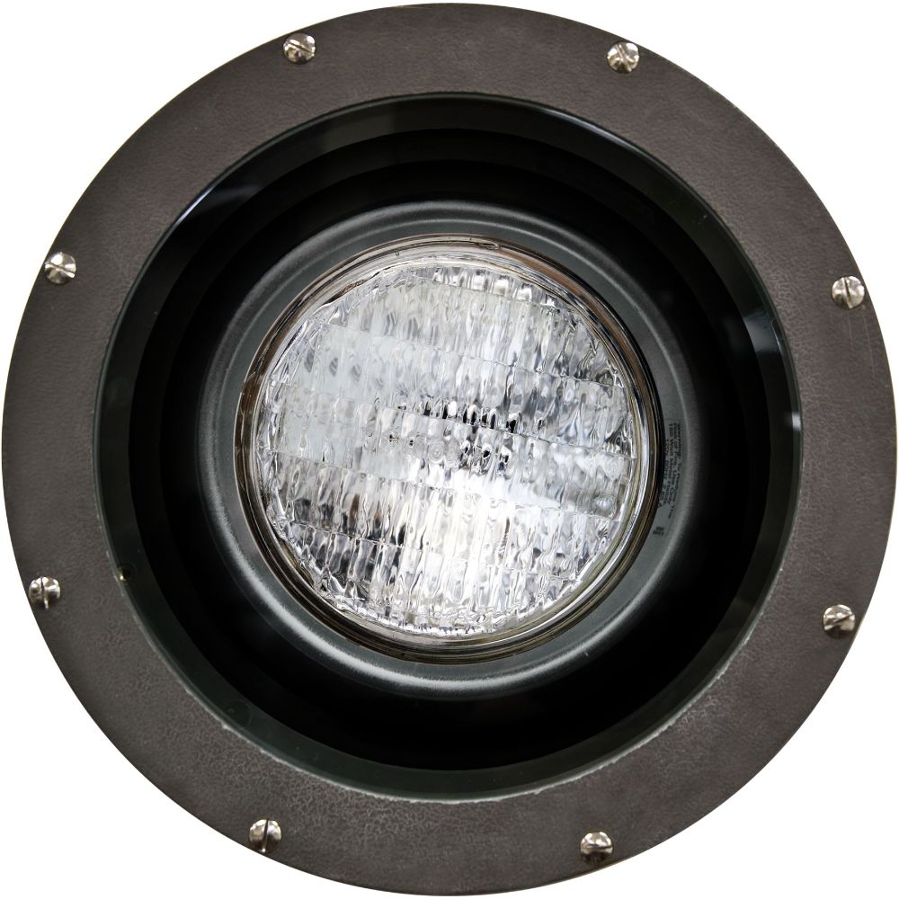 Dabmar Lighting FG4300-L12-RGBW-BZ Fiber Glass In-Ground Well Light, 120V, E26, Color Temperature RGBW, Bronze Finish